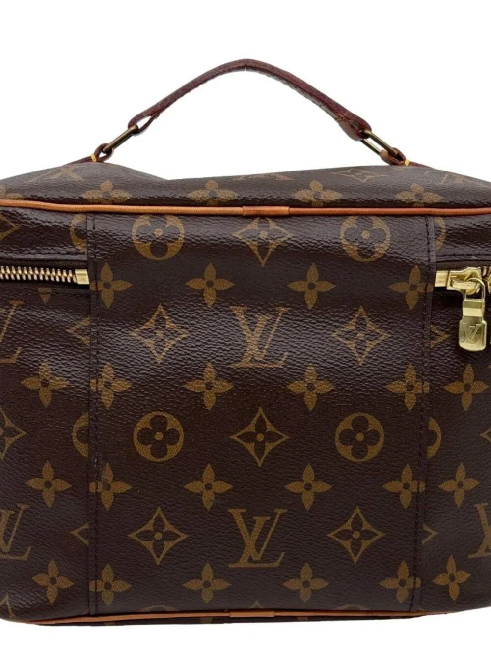 Louis Vuitton  Nice BB Toiletry Monogram Canvas Vanity Case Brown